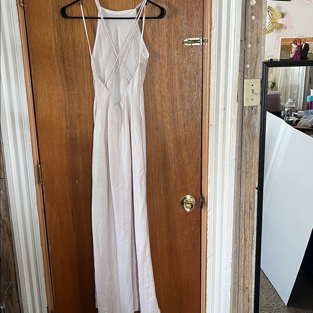 Zara Elegant White Maxi Dress - Picture 3 of 10
